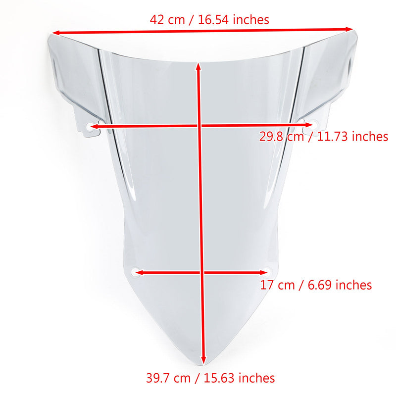 ABS plast motorsykkel frontrute for BMW S1000RR 2019-2020 Generisk