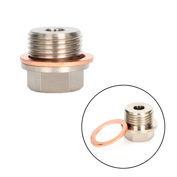 Adaptador de medidor de pressão de rosca macho 1/8 "NPT para M18x1.5 Genérico