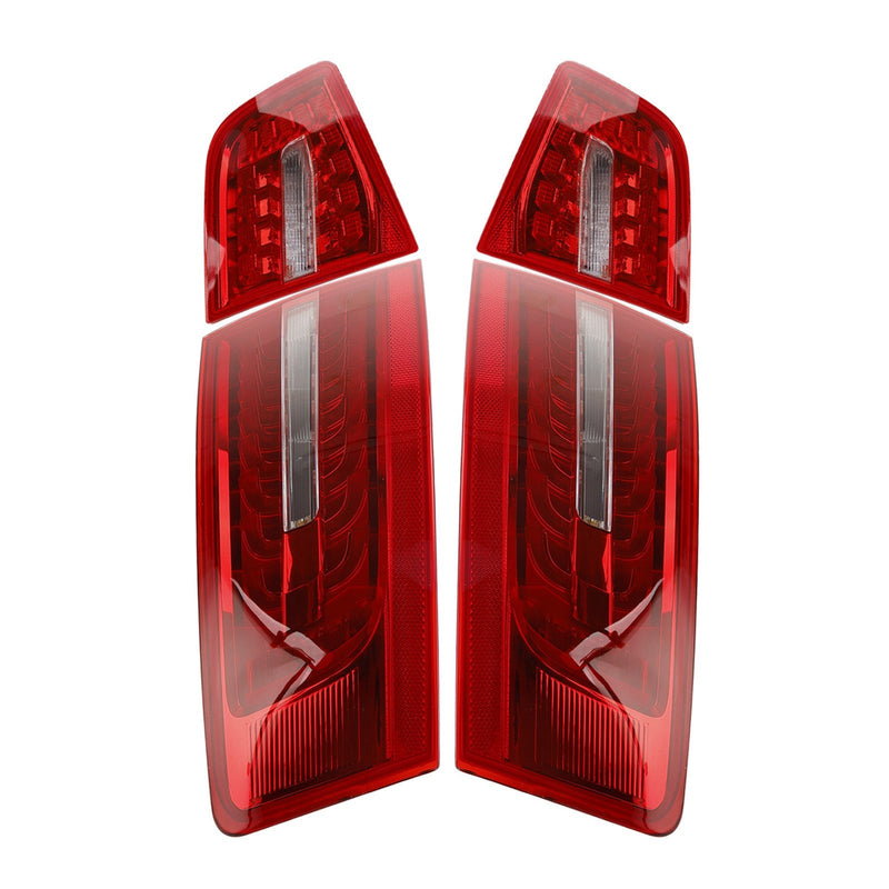 AUDI A6 C6 Limousine 2009–2011, 4 Stück Innen- und Außenkoffer-LED-Rücklichtlampe