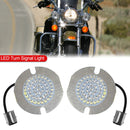 1157 lâmpada de sinal de giro LED direita para Dyna Touring Electra Glide Road King Generic