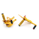 Sistema de apoio para os pés ajustável CNC sistema de apoio para os pés para Kawasaki Ninja Z 1000 2017 Genérico