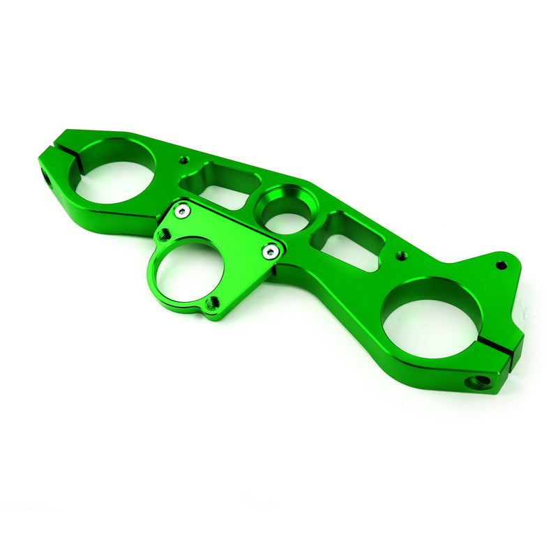 Abrazadera superior inferior del puente de la horquilla delantera para Kawasaki Ninja ZX6R 09-12 Generic