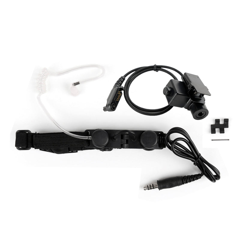 Z-Tactical Throat Mic Verstellbares Headset für Hytera PD600 PD602 PD602g PD605