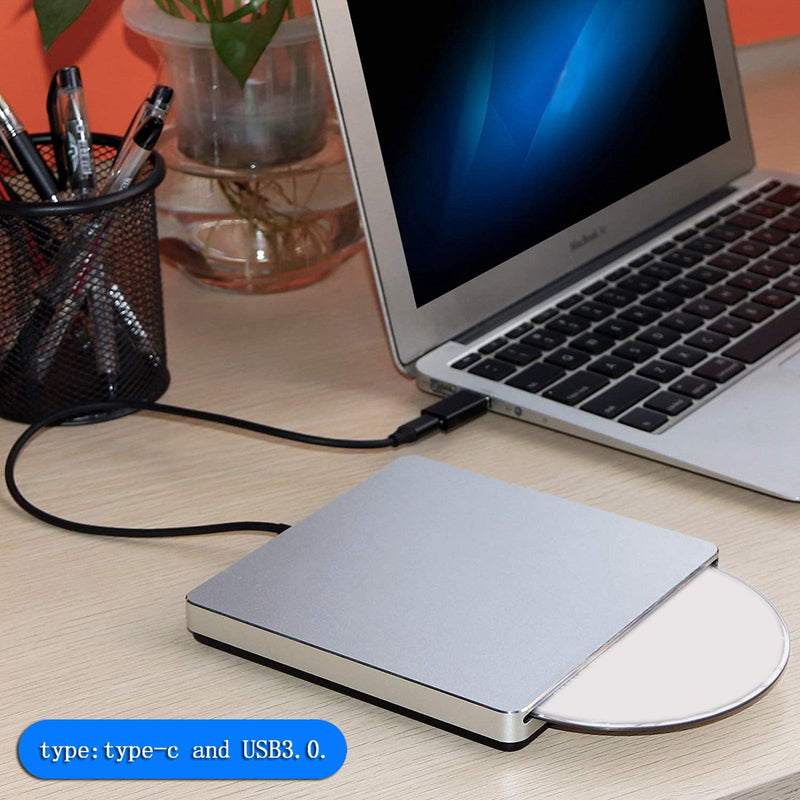 Zewnętrzny napęd CD/DVD z nagrywarką USB 3.0 do laptopa PC Mac