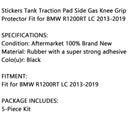 5 x sidotankdyna bränsletankskydd lämplig för BMW R1200Rt Lc 2013-2019 gummi generisk