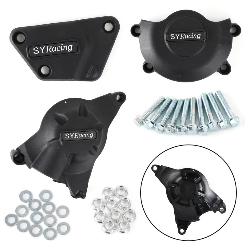 Cárter da tampa do motor do estator esquerdo para Yamaha Yzf600/Yzf R6 2006-2019 genérico 