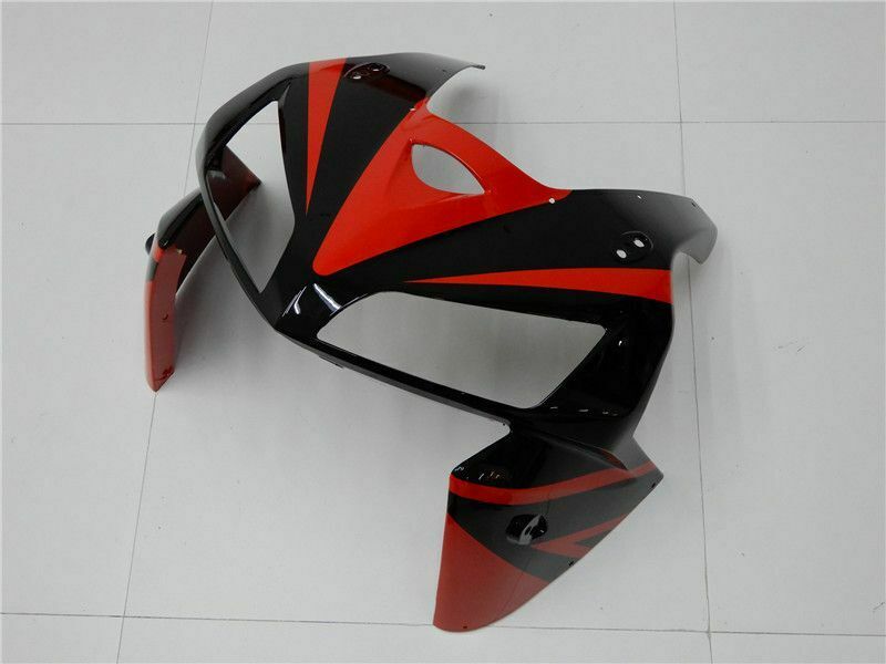 Kåpesett egnet for Honda CBR600RR 2005 2006, rød kropp, ABS, svart, rød, generisk