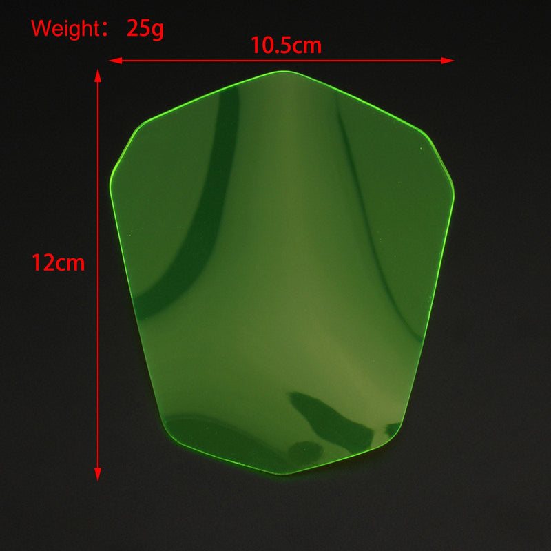 Frontlysglassbeskyttelsesdeksel passer til Kawasaki H2 H2R 2015-2019 Smoke Generic