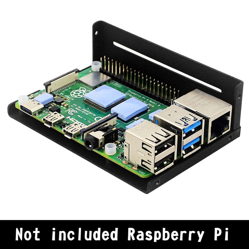 3,5-näyttöinen alumiiniseoskotelo + LCD-näytön säätö Raspberry Pi 4 Model B:lle