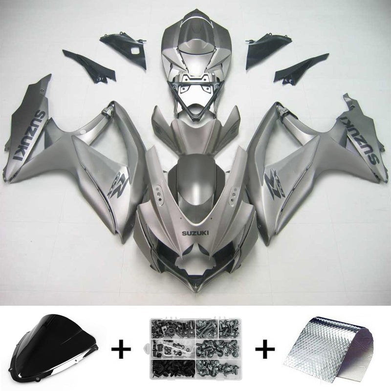 Suzuki GSXR 600/750 2008-2010 kåpesett karosseri plast ABS K8