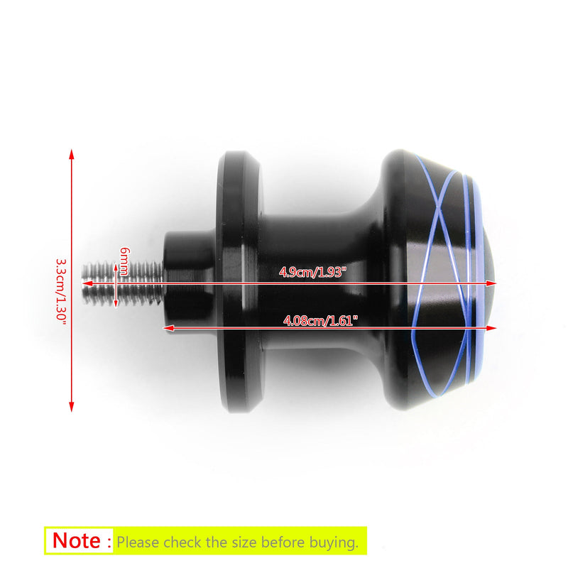 Szpule suwakowe wahacza 6 mm do Yamaha Honda Suzuki KTM Generic