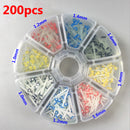 Dental Fiber Posts 1.0 1.2 1.4 1.6mm-Glasfaserstifte für Zahnrestauration 200 Stück