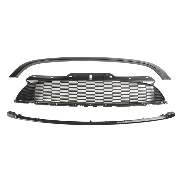 MINI R59 Cooper S &amp; JCW 2-Türer Roadster 2012–2015, 3 Stück, glänzend schwarzer Frontgrill