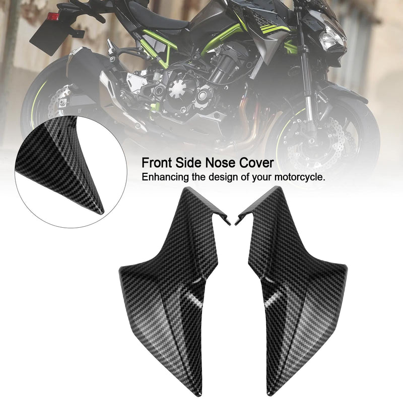 Carbon Front Side Nose Cover Scheinwerfer Panel Verkleidung für Kawasaki Z900 2020-2021 Generic