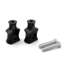 Braçadeira de guiador preta de 1" 25 mm para Dyna Sportster Touring Generic