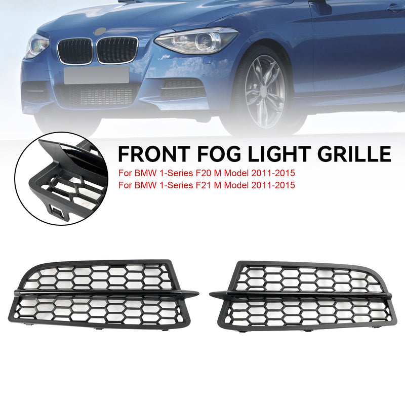 BMW F20 F21 2011-2015 M 2PCS Etupuskurin sumuvalon suojus kehys Säleikkö.