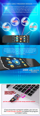 Upgrade karty RSIM 17 Nano Unlock pro iPhone 13 Pro 12 Pro Max X XS Max 8 iOS 15