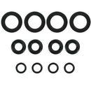 4-delt drivstoffinjektorpakning O-ring reparasjonssett Passer Honda Accord Civic Odyssey Generic