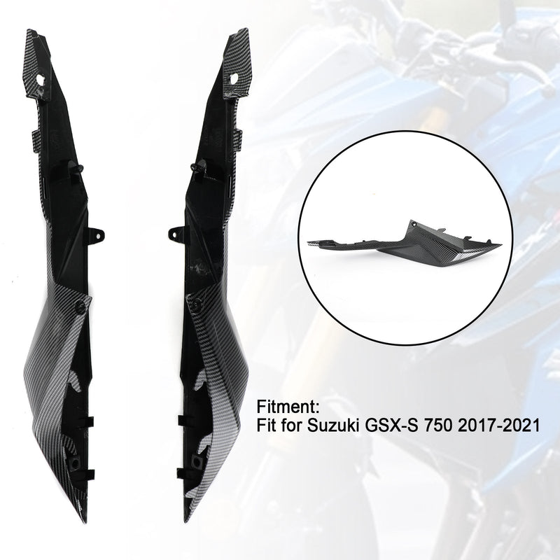 Bakre rygg førersete deksel Trim for Suzuki GSX-S750 2017-2021 Generisk