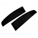 Ford Transit Custom 2012–2023, glänzend schwarzer hinterer Doppelscheunentür-Dachspoiler