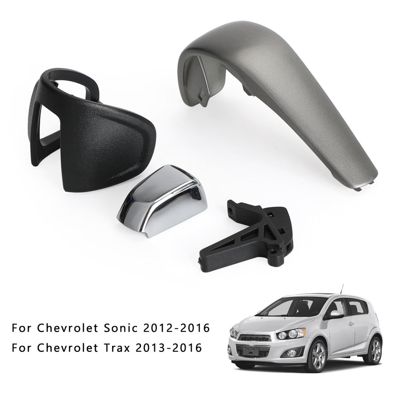 Schaltknauf Griff 42539736 Passend für Chevy Sonic 2012–2016 Trax 2013–2016 Silber generisch