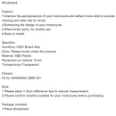 Pára-brisa Pára-brisa para KAWASAKI Z650 20+ Genérico