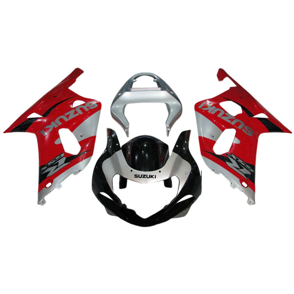 Amotopart Suzuki GSXR1000 2000-2002 K1 K2 kåpa Set Body Plast ABS