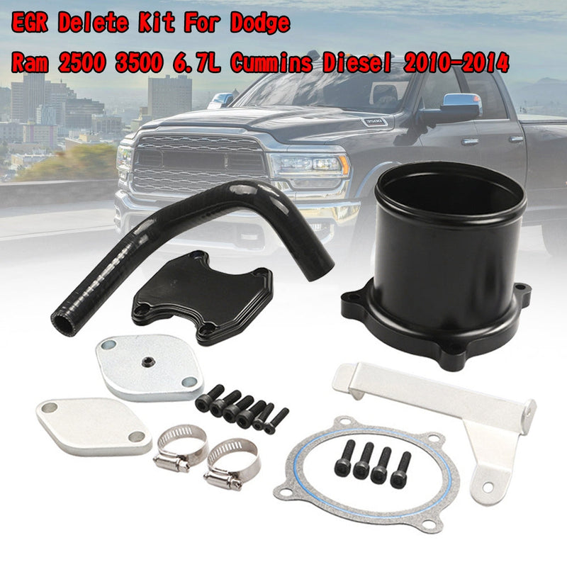 2010-2014 Dodge Ram 2500 3500 6.7L Cummins Diesel EGR Kit de eliminación con acelerador Fedex Express