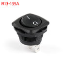 R13-135A Rundbådsvippekontakt SPST 2Pin ON-OFF 10A/250VAC 16A/125VAC