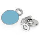 Håndspeil i aluminium 7/8"-1" Sølv Kort styreende 3" runde speil Generelt