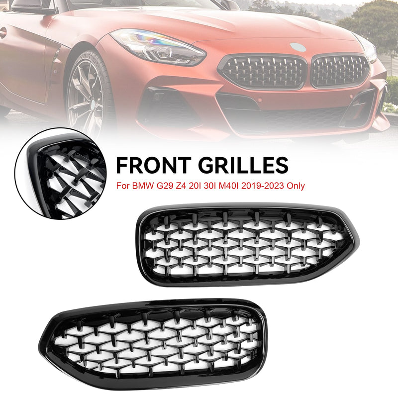 BMW G29 Z4 2019-2023 Diamond Style Gloss Black Front Nyre Grill