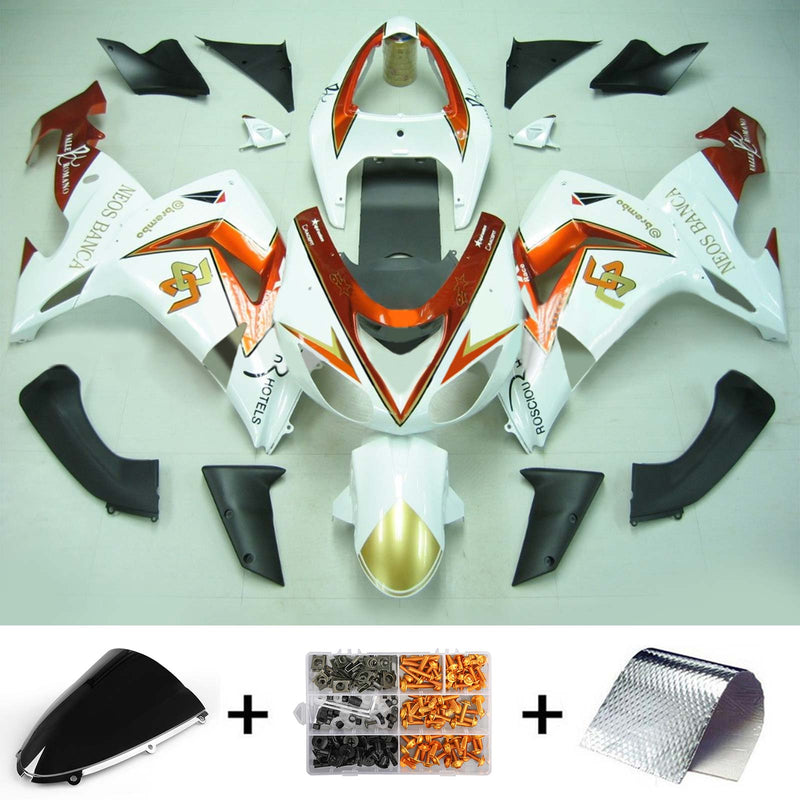 Kåpesett for Kawasaki ZX10R 2006-2007 Generisk