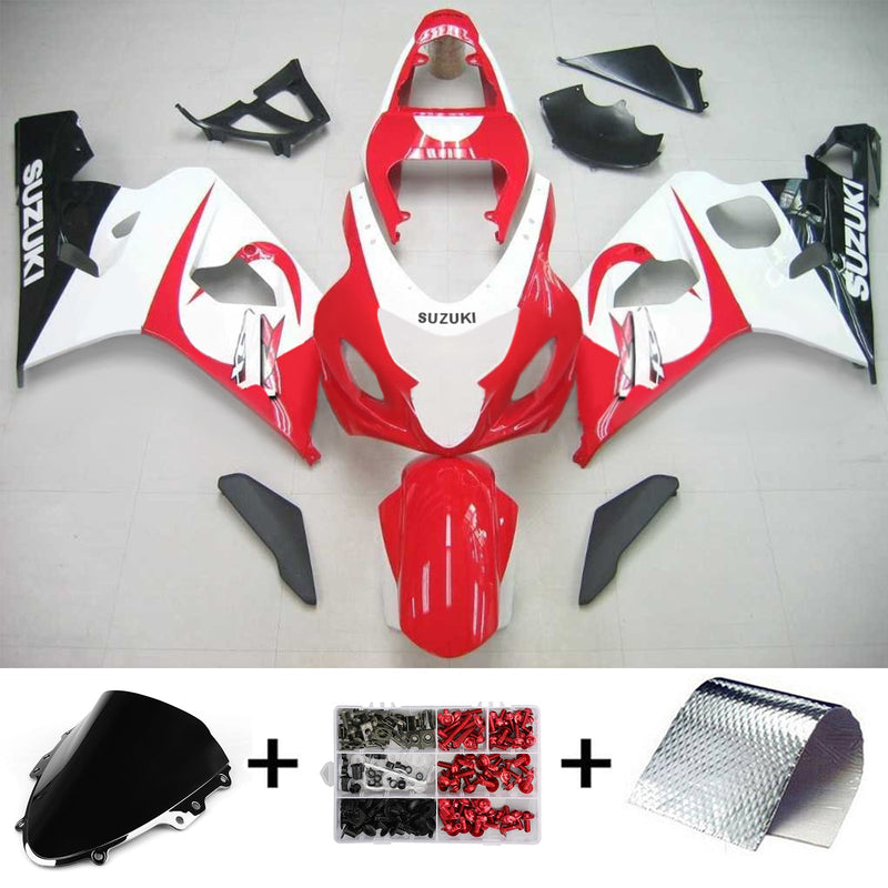 Conjunto de carenagem Suzuki GSXR 600/750 2004-2005 corpo plástico ABS