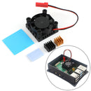 Double Dual Cooling Fan Quadratisches Lüfter Modul mit Kühlkörper für Raspberry Pi 4B 3B+