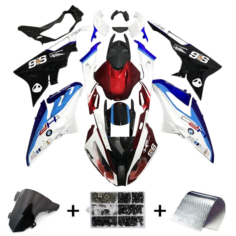 Amotopart BMW S1000RR 2015-2016 Zestaw owiewek Korpus Plastik ABS