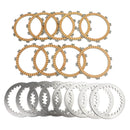 Juego de embrague de acero y discos de fricción adecuados para Yamaha R6 YZF600 TRX850 FZR1000 Generic