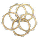 Koblingssæt stål & friktionsskiver til Honda CR80 CB SL CD CLR XLR XR CM 100 125 Generisk