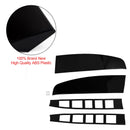 Ford Transit Custom 2012–2023, glänzend schwarzer hinterer Doppelscheunentür-Dachspoiler