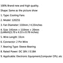 5 STÜCKE DC 18 V 0,18 A Lüfter 12025S 120 × 25 mm Für bürstenlosen Induktionsherd