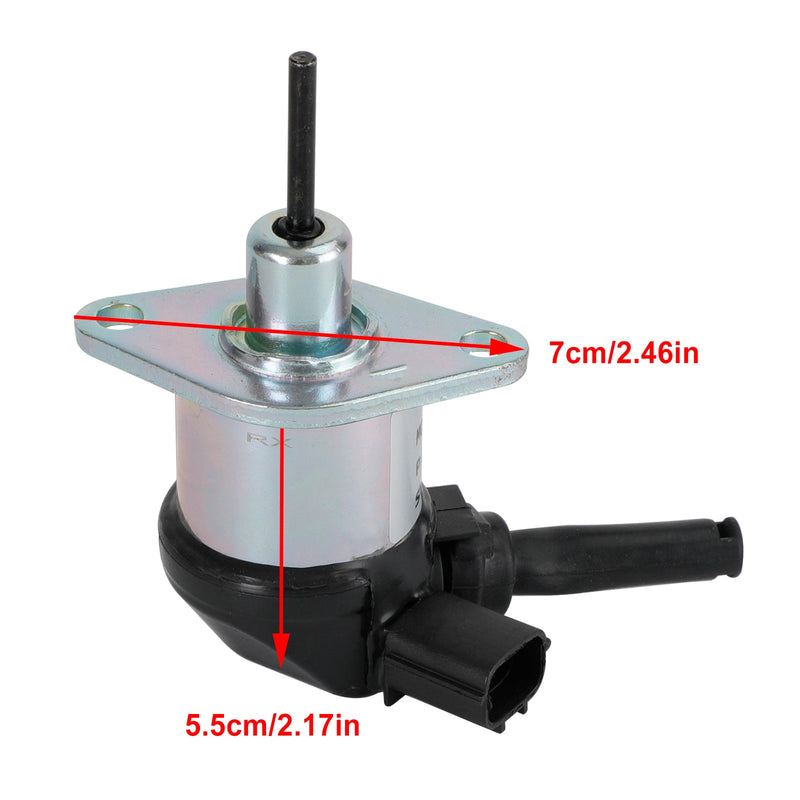 Solenoide de cierre de combustible 1G772-60012 para Kubota V3300 V3600 1G772-60014 12V