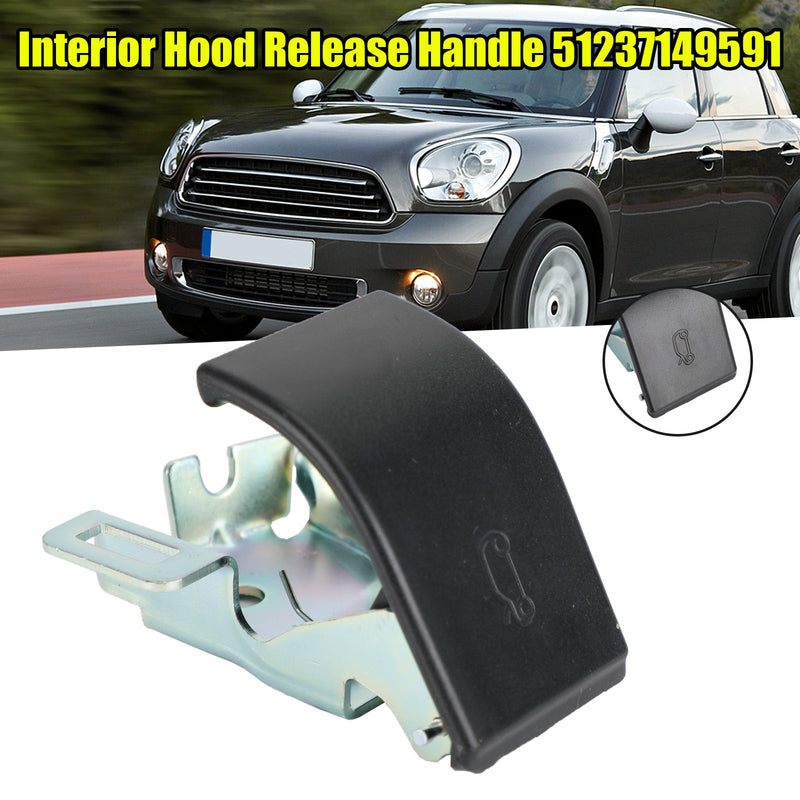 Motorhuvsutlösningsspak 51237149591 för BMW Mini Cooper Countryman Paceman