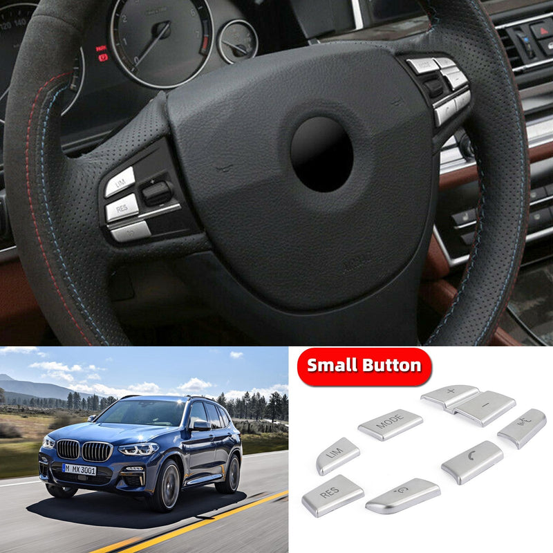 7x lock för inre rattknappar, lämplig för BMW X3 F25 (11-17) X4 F26 (14-17) Generic