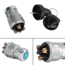 Universal Tændingslås Nøglekontakt Vandtæt Dæksel 12V 2 Nøgler Bil Cykel Båd