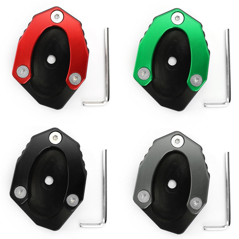 Kickstand Side Stand Plate Extension Pad For KAWASAKI Z650 Z1000SX 17-19