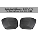 2014-2022 Touring Road King Glide Saddlebag Cover Høyttalergrill 5"X7"