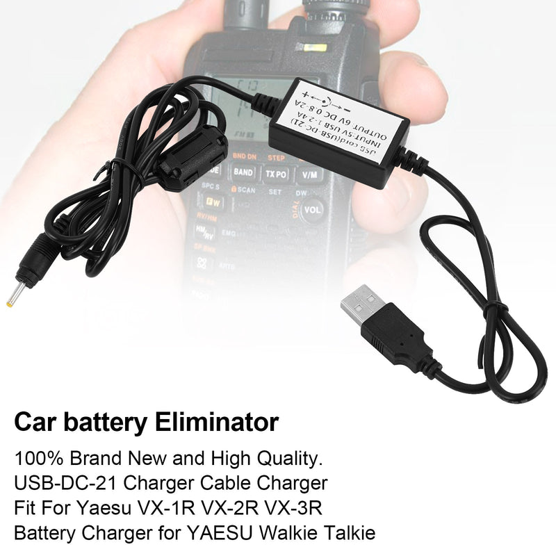 Kabellader for Vx-1R Vx-2R Vx-3R radio walkie talkie tilbehør USB-DC-21