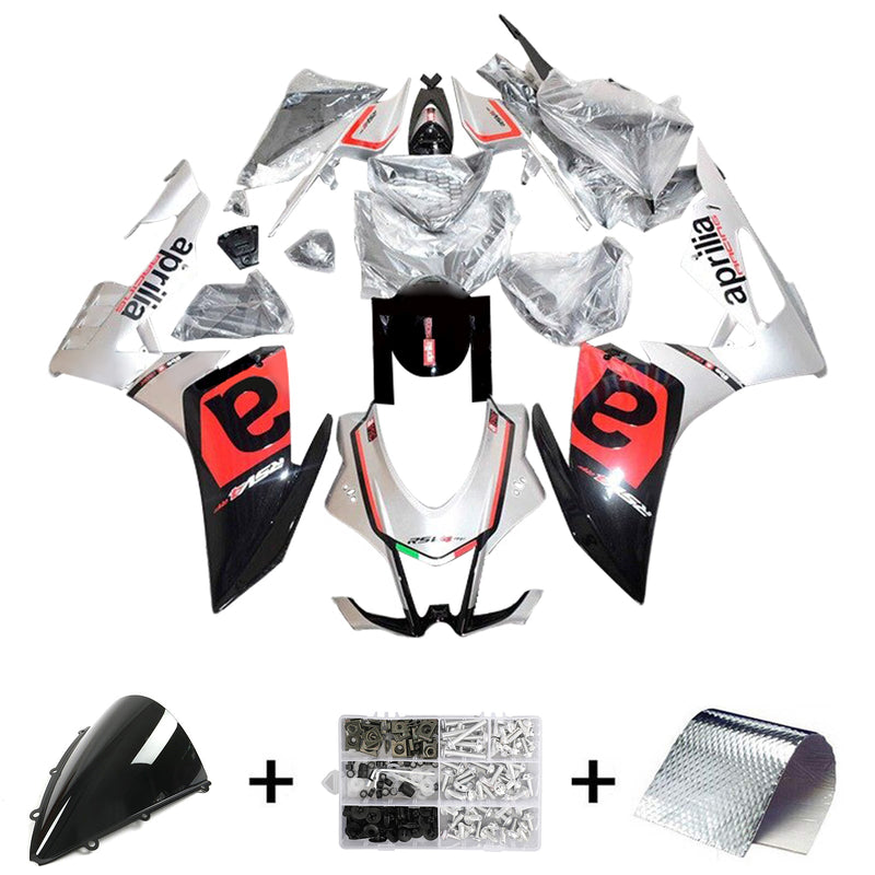 Amotopart Aprilia RSV4 1000 2016-2018 Juego de carenado, carrocería, plástico