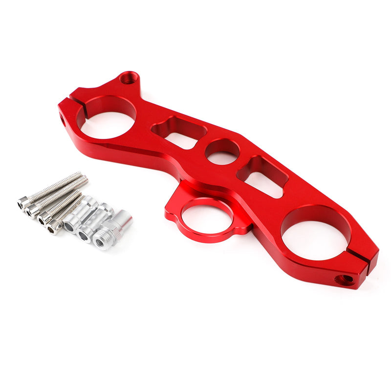 Abrazadera superior inferior del puente de la horquilla delantera para Kawasaki Ninja ZX6R 09-12 Generic