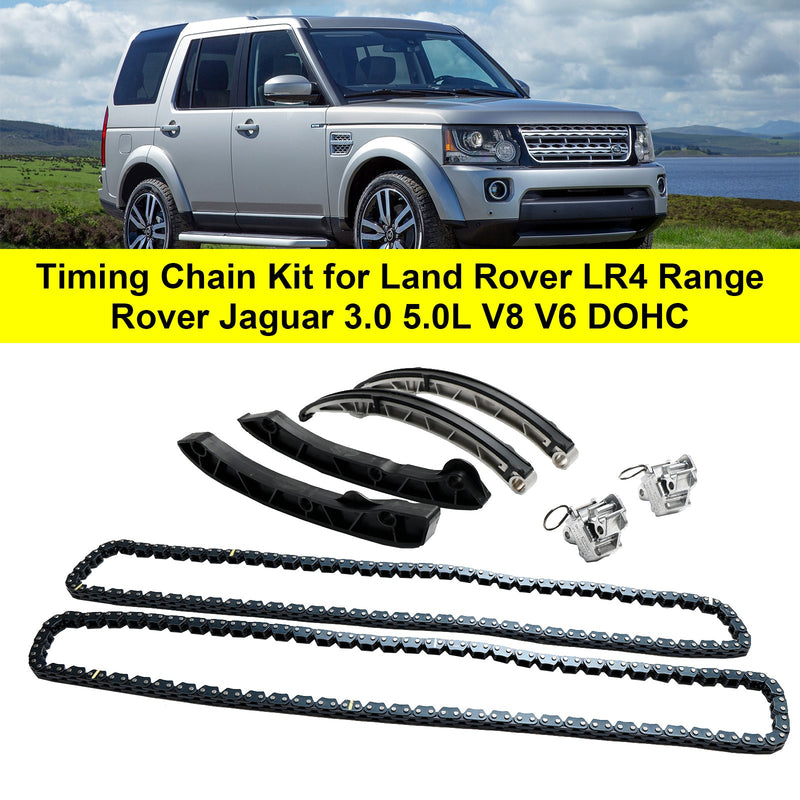 Kit de corrente de distribuição para Land Rover LR4 Range Rover Jaguar 3.0 5.0L V8 V6 DOHC