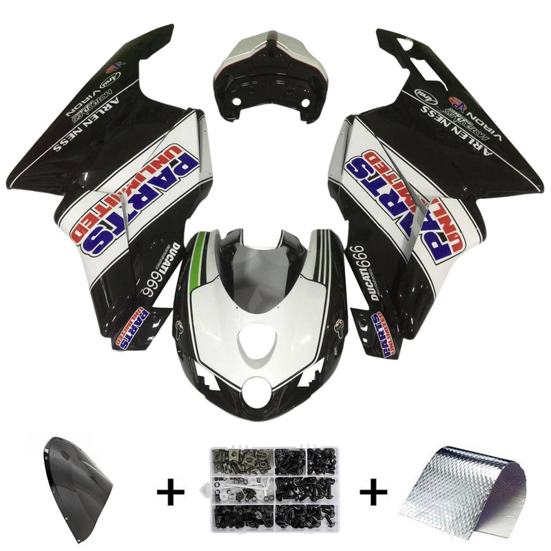 Amotopart Ducati 999 749 2003 2004 kit carenado carrocería ABS